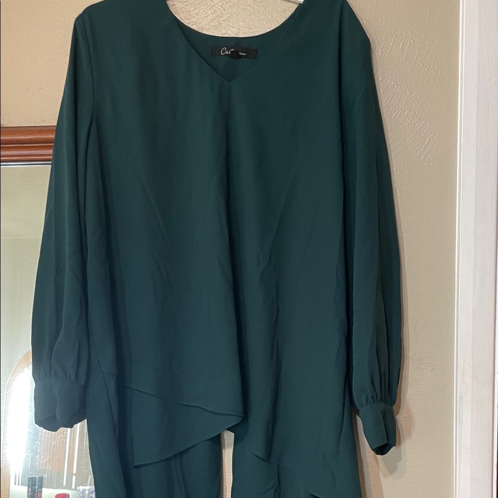 Chic Teal Women's Blouse by [Brand]